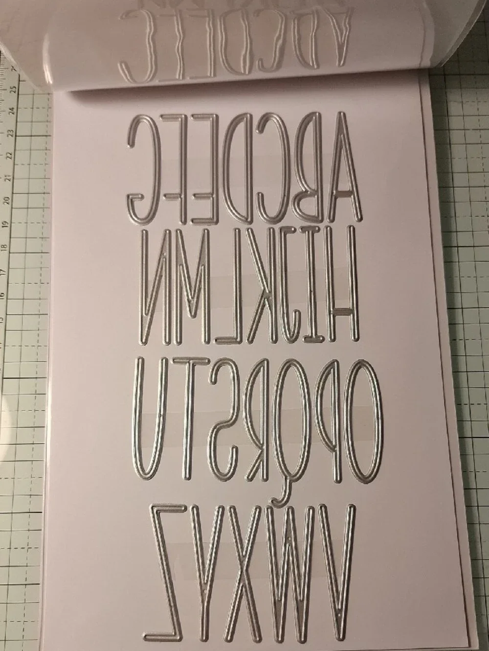 Scrapbook Tall Skinny Alphabet Dies - Upper And Lower case Letter Set